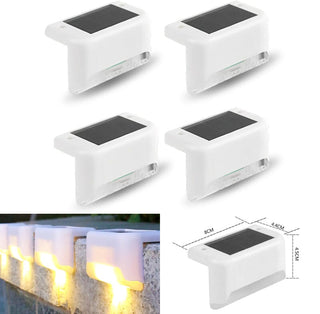 Saker Solar Deck Lights Outdoor 4 Pack