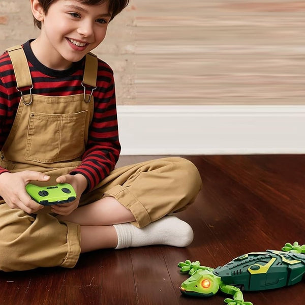 Sakerplus® Electric Lizard Toy with LED Glowing Eyes