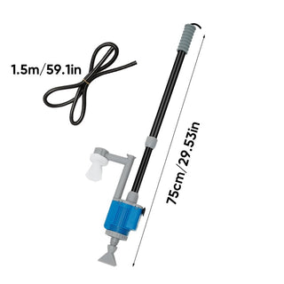 Sakerplus® Electric Aquarium Gravel Cleaner with Filter