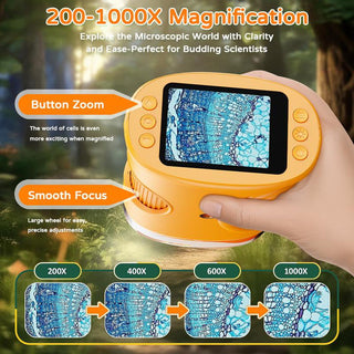 Sakerplus® 1000X Handheld Digital Microscope