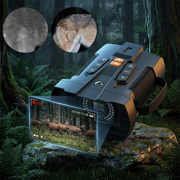 Sakerplus® 4K Infrared Night Vision Binoculars Recorder