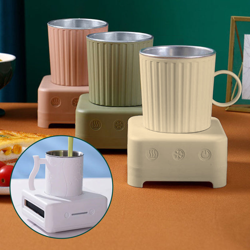 Sakerplus Portable Beverage Chiller and Heater Cup