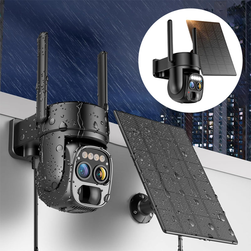 Sakerplus Solar Security Cameras Wireless Outdoor