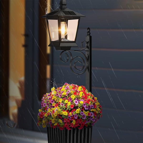 Sakerplus® Solar Planter Lamp Post Light