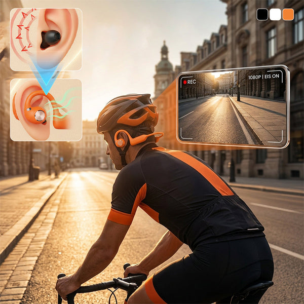 Sakerplus® AI Camera Open Ear Headphones