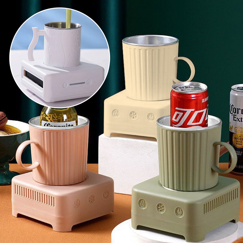 Sakerplus Portable Beverage Chiller and Heater Cup