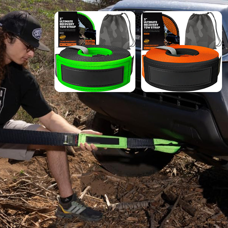 Sakerplus Heavy Duty Recovery Tow Strap