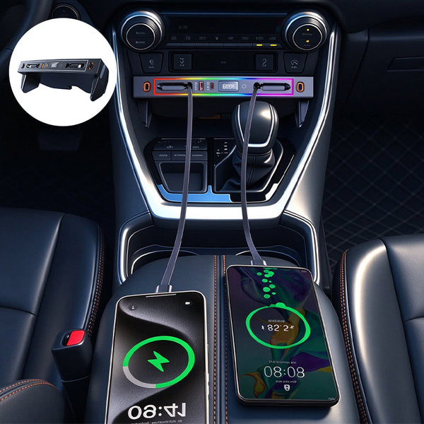 Sakerplus® Toyota RAV4 LED USB Charging Hub