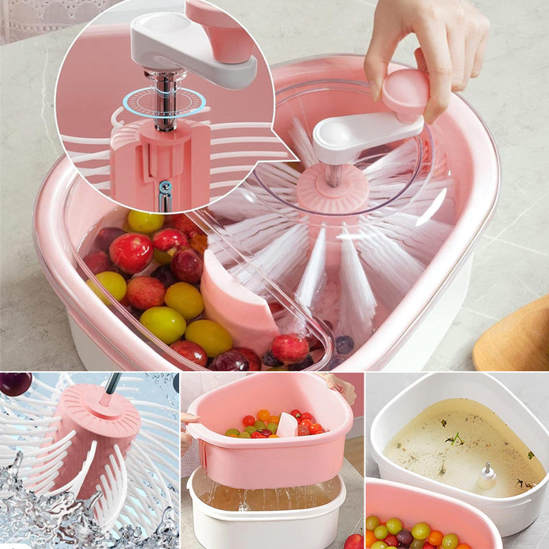 Sakerplus Fruit Washer Draining Basket