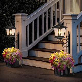 Sakerplus® Solar Planter Lamp Post Light
