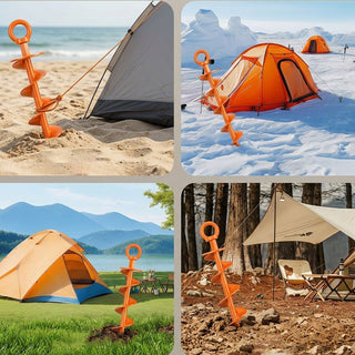 Sakerplus® Ground Anchor Screw In Spiral Anchors