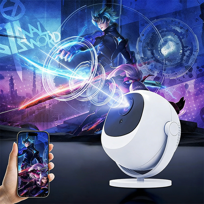 Sakerplus® 4K Mini Projector With WiFi6