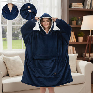 Sakerplus® Oversized Wearable Heated Blanket Hoodie