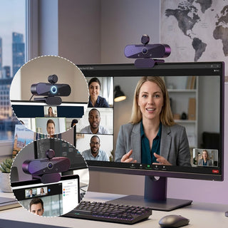 Sakerplus® Ultra HD 4K Webcam With Microphone