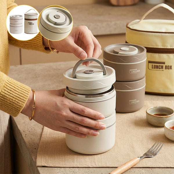 Sakerplus® Insulated Stainless Steel Bento Lunch Box
