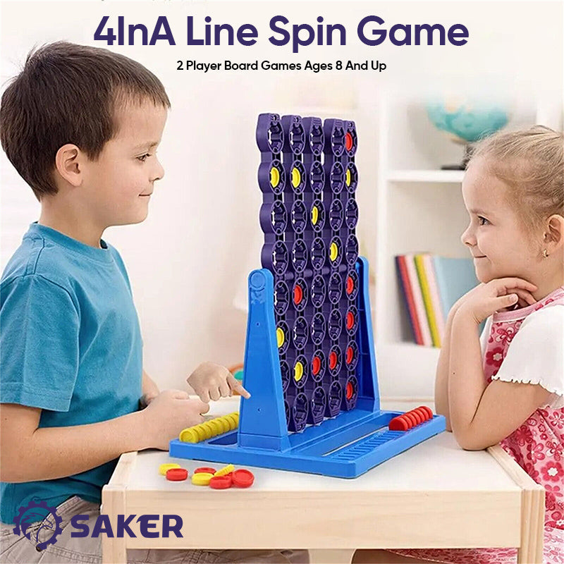 SAKER® 4 In A Line Spin Game
