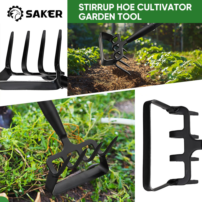 SAKER® Stirrup Hoe and Cultivator