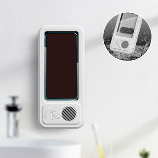 Sakerplus® Shower Phone Holder Speaker With Speaker