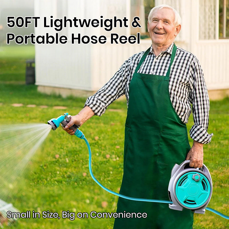 Sakerplus Retractable garden hose reel