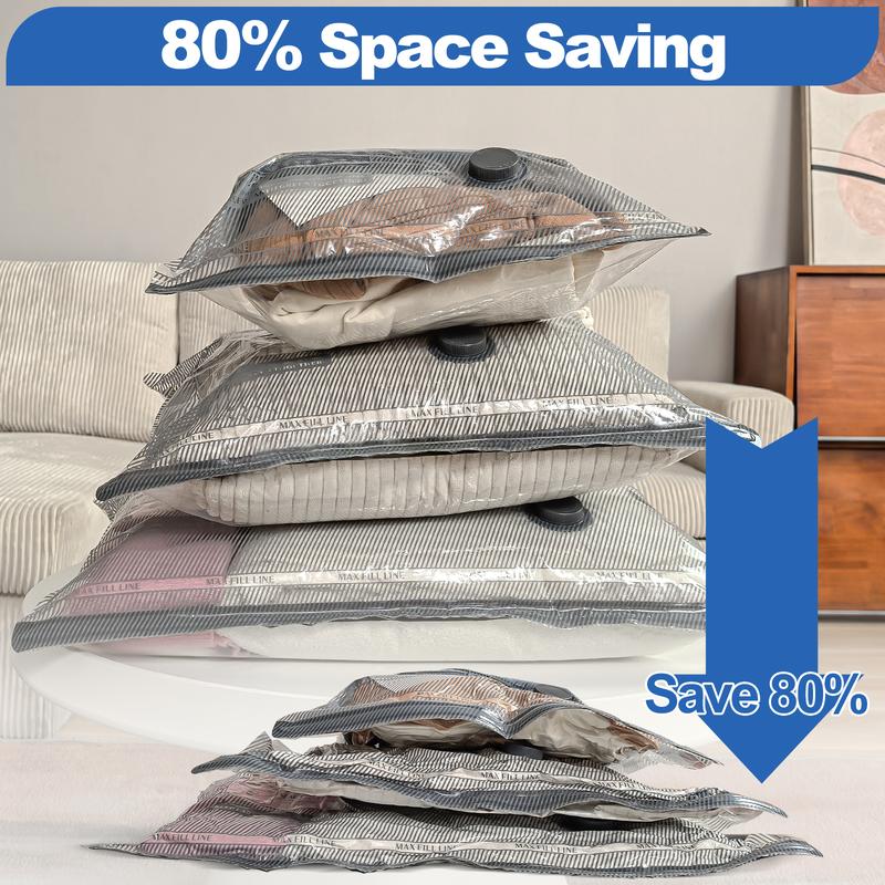 Sakerplus Travel Vacuum Storage Bags Set