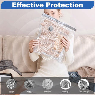Sakerplus Travel Vacuum Storage Bags Set