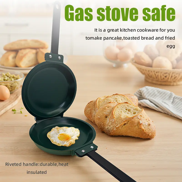 Sakerplus® Flip Jack Double-Sided Pancake Frying Pan