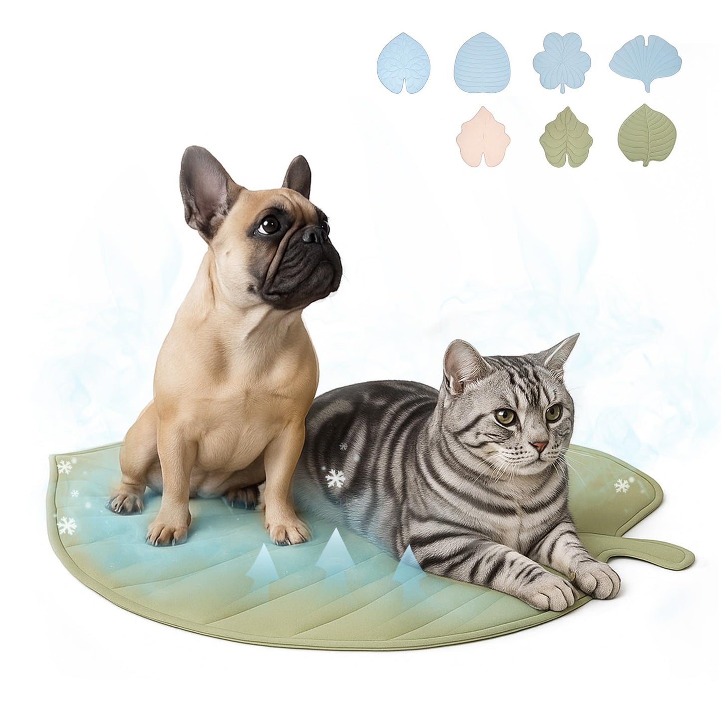 Sakerplus Leaf Shaped Dog Cooling Mat