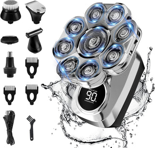 Sakerplus 6-in-1 Bald Head Shaver Kit