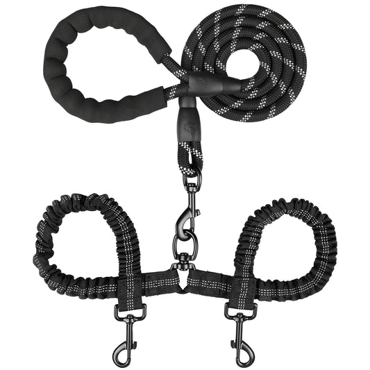 Sakerplus Double Dog Leash