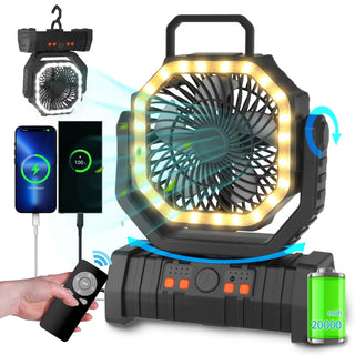 Sakerplus Camping Battery Powered Fan