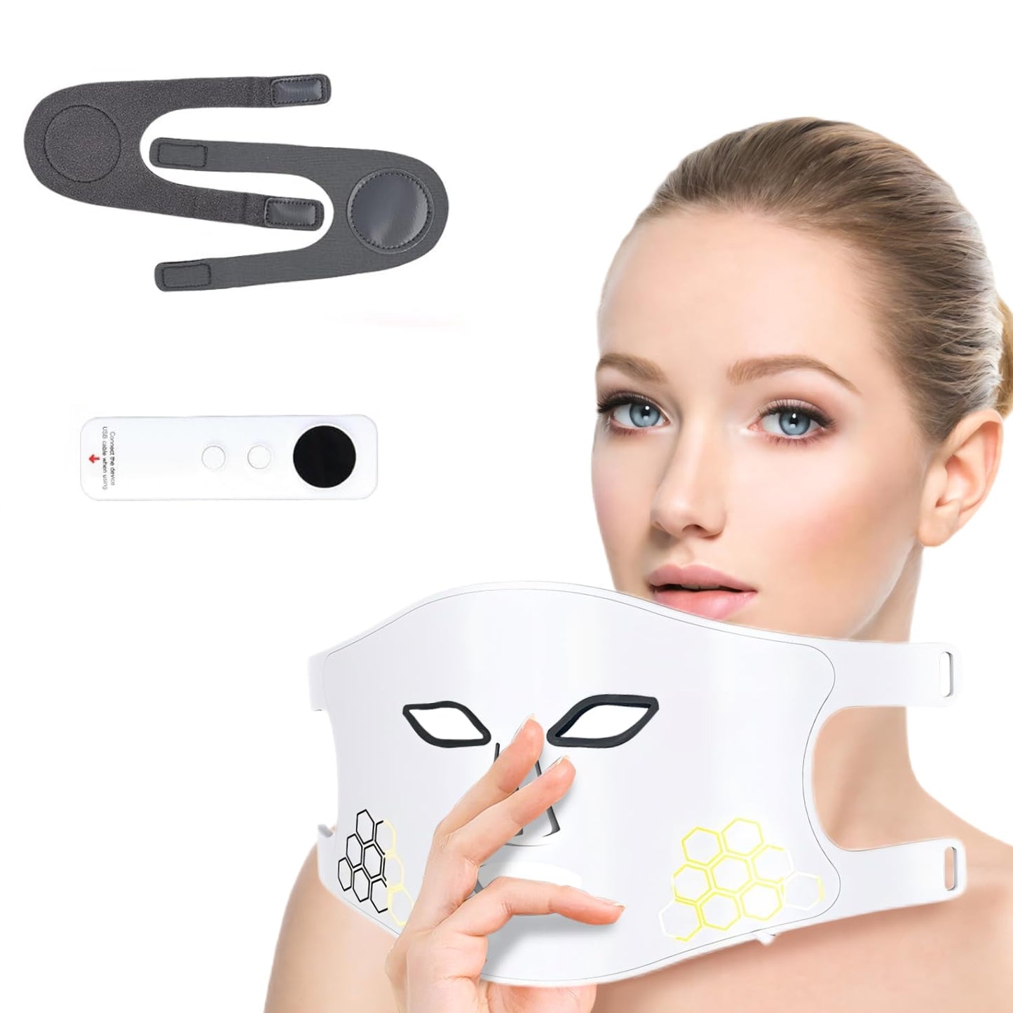 Sakerplus Red Light Therapy Face And Neck Mask