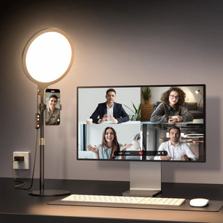 Sakerplus Ring Light with Stand for Zoom Meetings