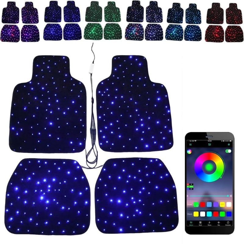 Sakerplus Starlight Floor Mats for Cars