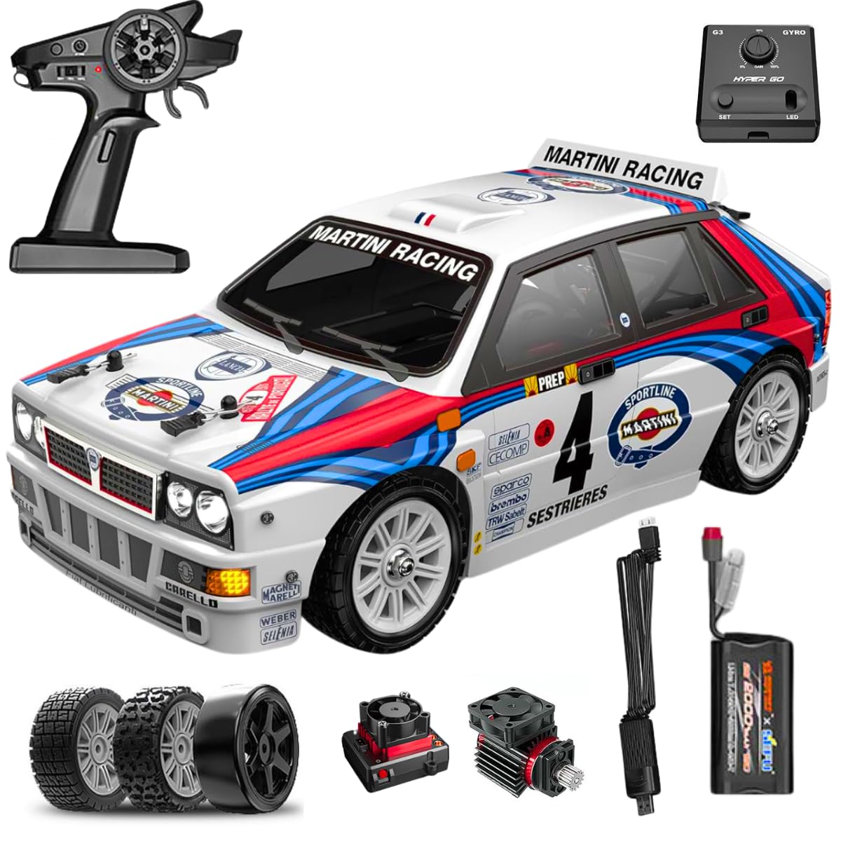Sakerplus® Hyper Go RC Rally Car