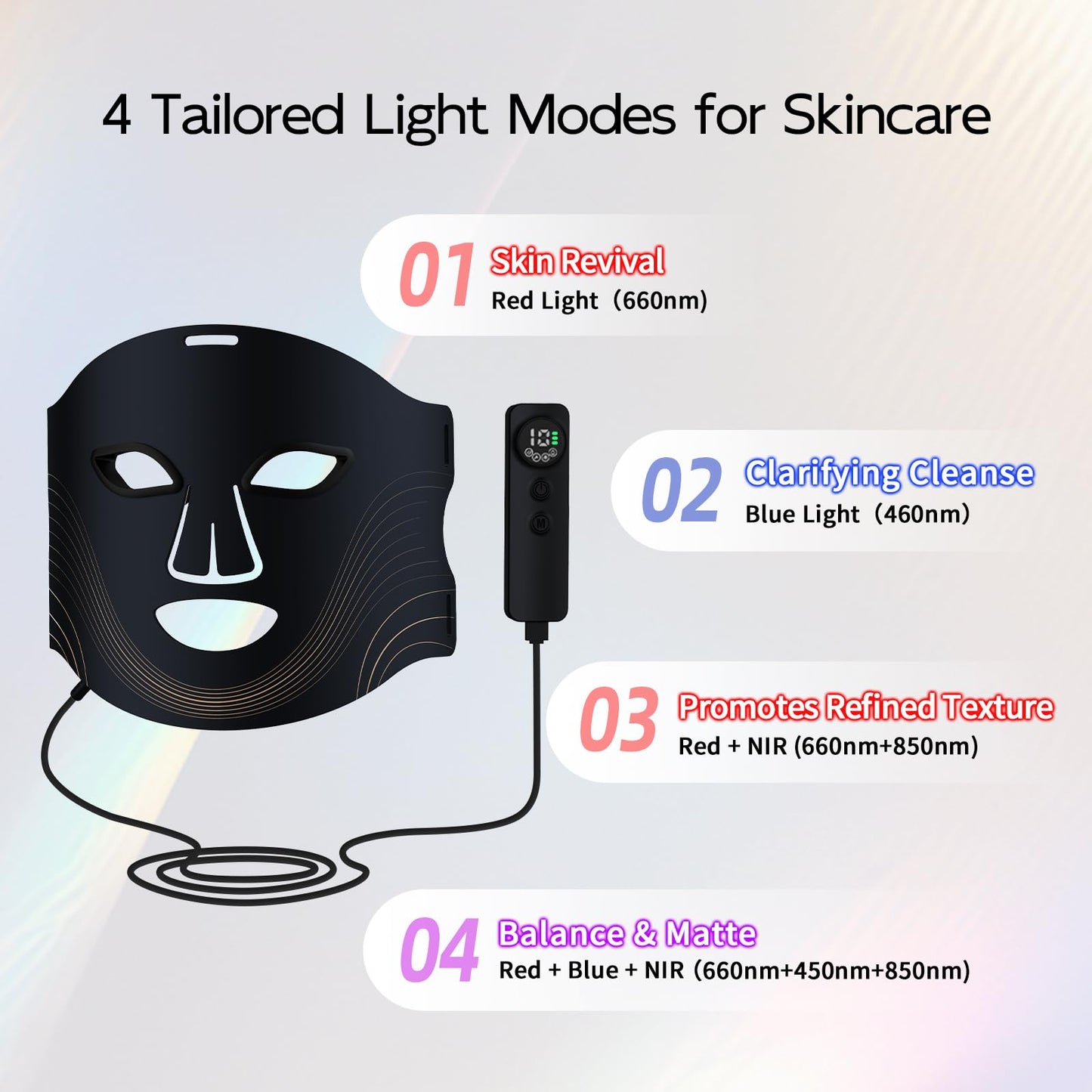Sakerplus Red Light Therapy Face And Neck Mask