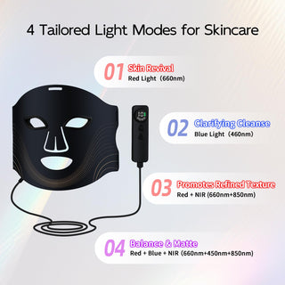 Sakerplus Red Light Therapy Face And Neck Mask