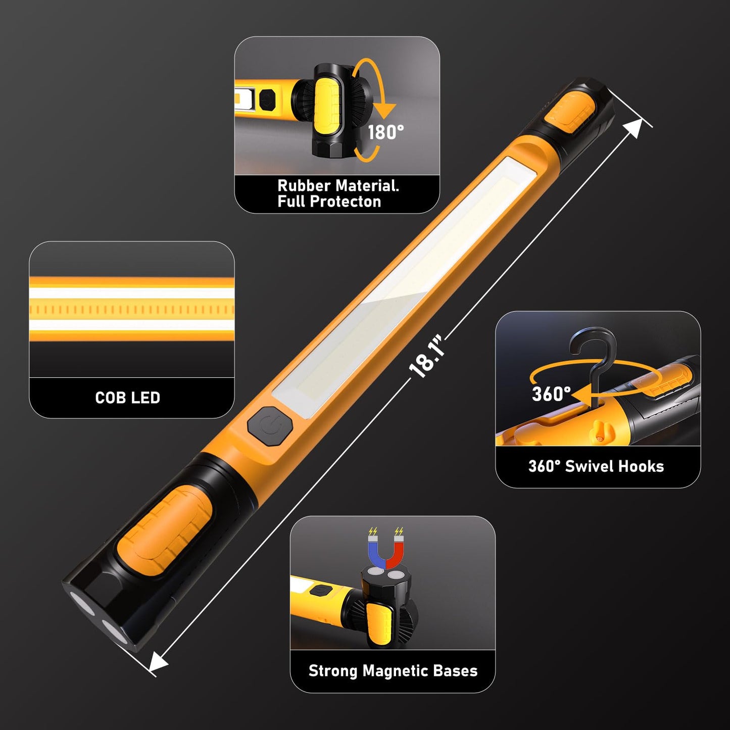 Sakerplus Cordless Underhood Work Light