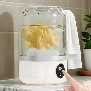 Sakerplus Portable Rechargeable Cordless Mini Washing Machine