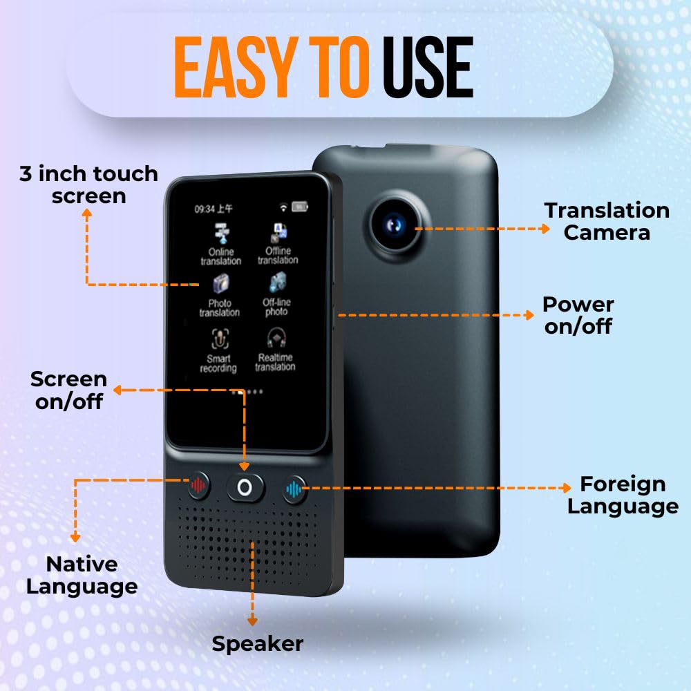Sakerplus Language Translator Device- no wifi needed