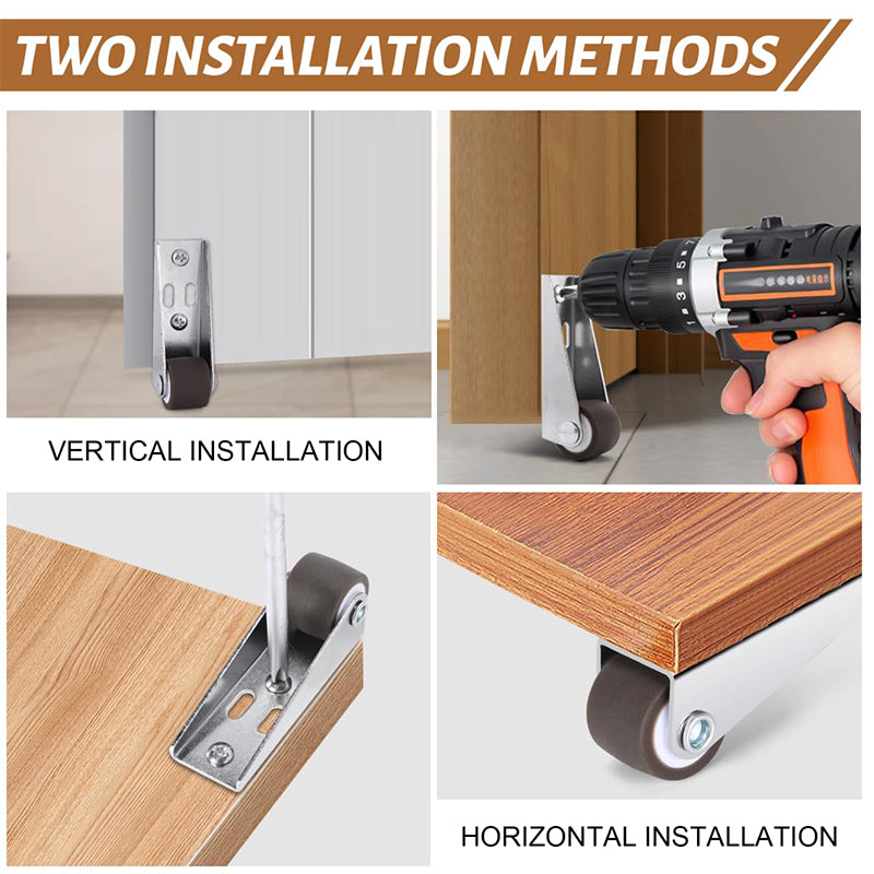 Saker Galvanized Mini Directional Caster