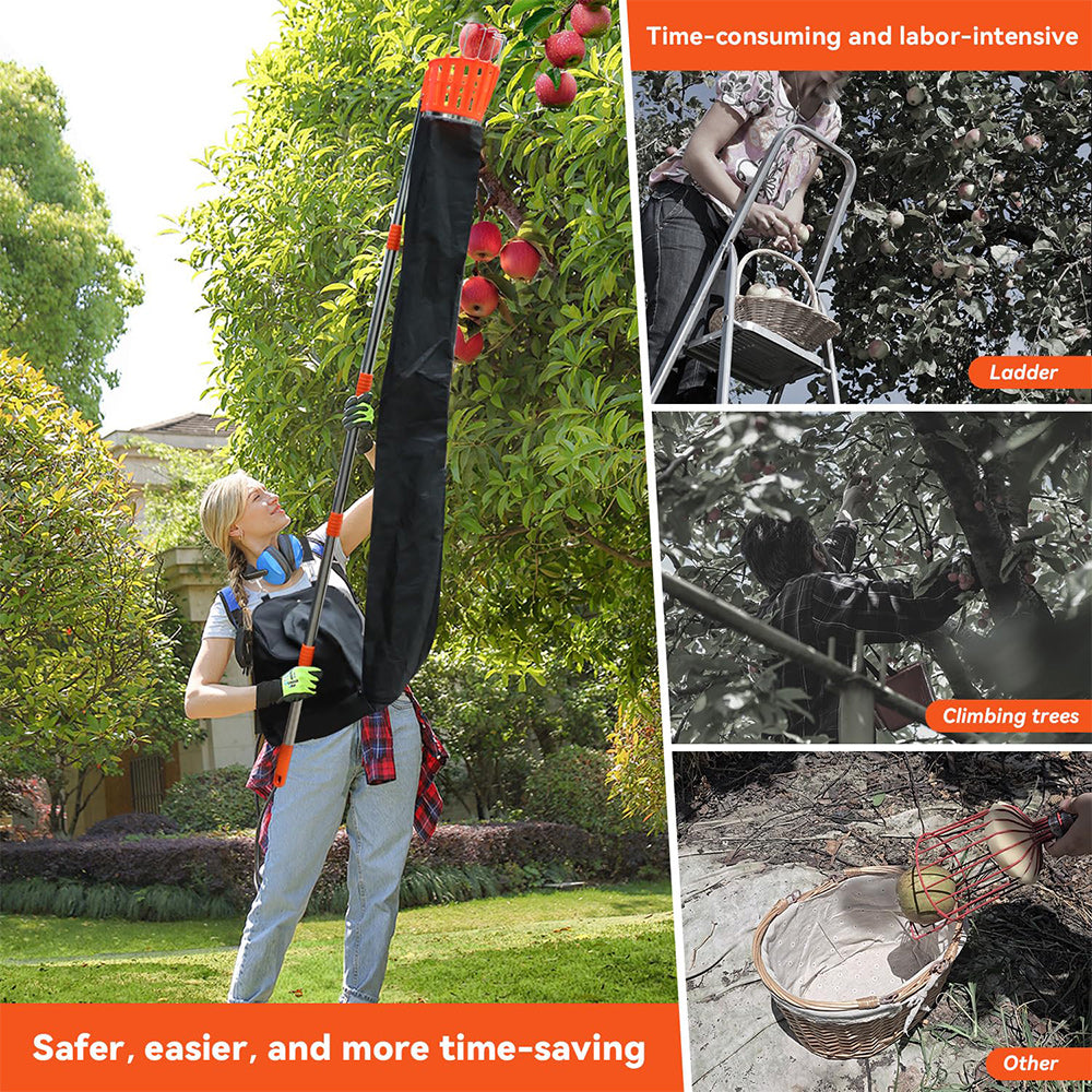 SAKER Fruit Picker Pole with Harvest Bag