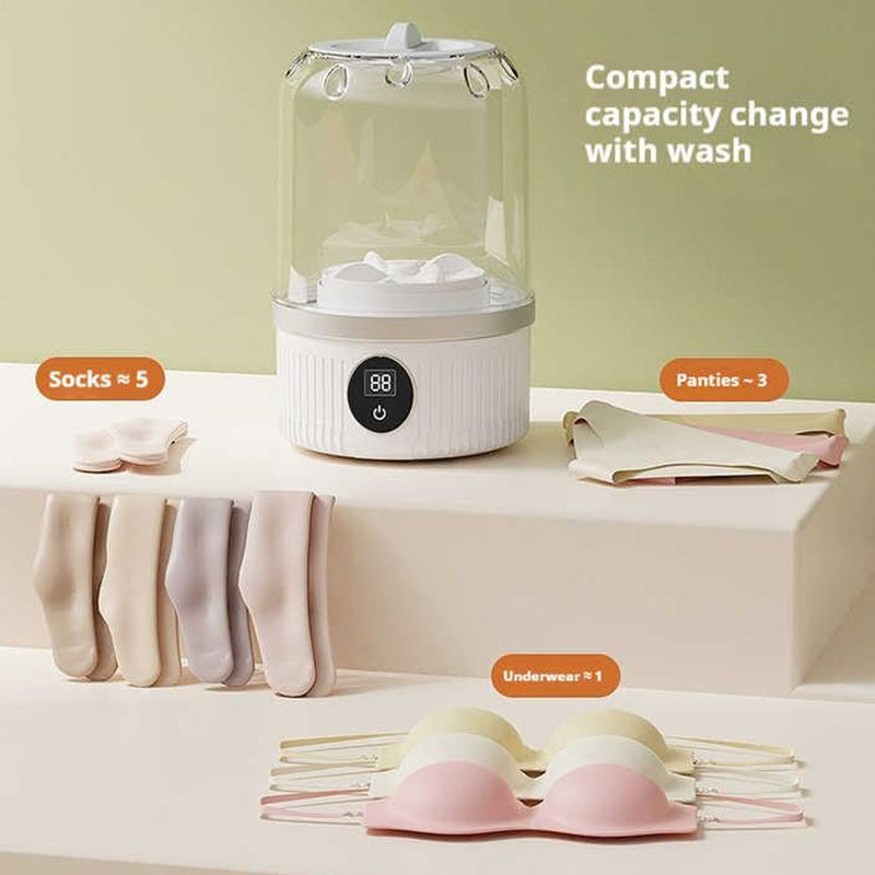 Sakerplus Portable Rechargeable Cordless Mini Washing Machine