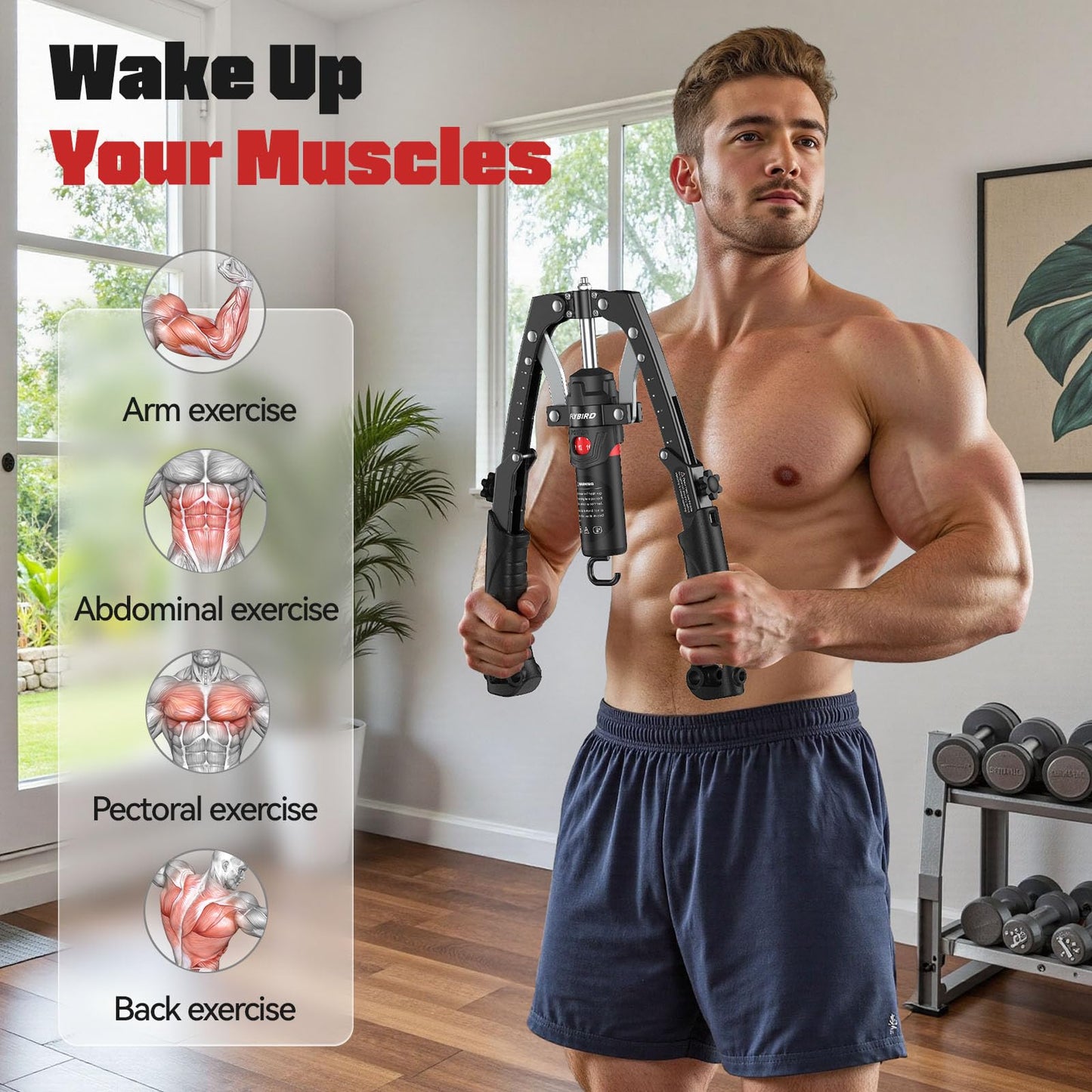 Sakerplus® Adjustable Hydraulic Arm Exerciser