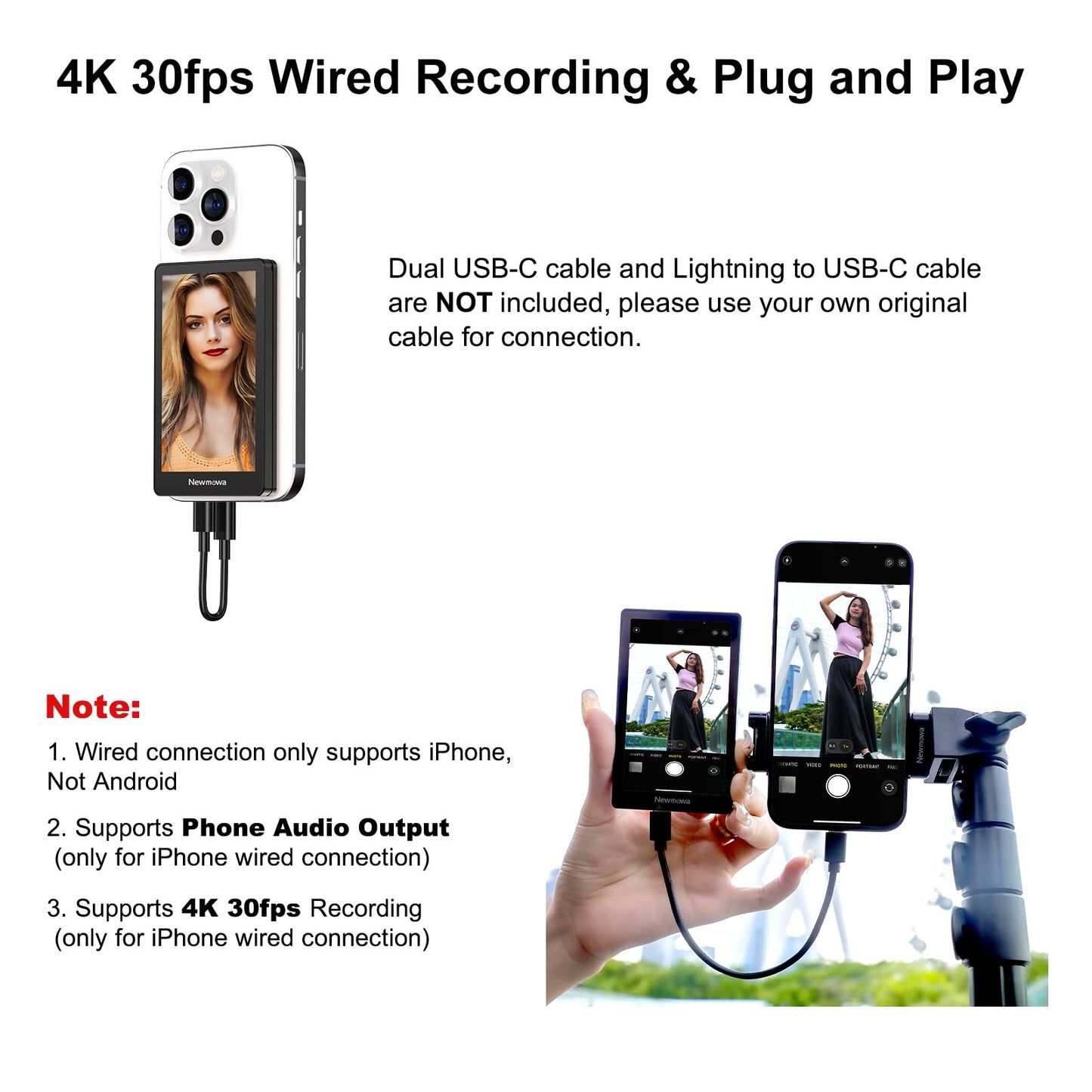 Sakerplus Magnetic Screen for Selfie Monitor