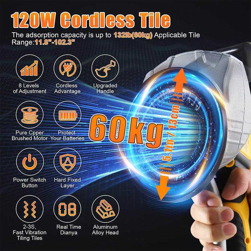 Sakerplus Cordless Tile Vibration Tool