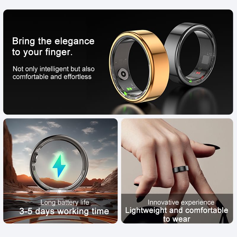 Sakerplus Smart Fitness Tracking Ring