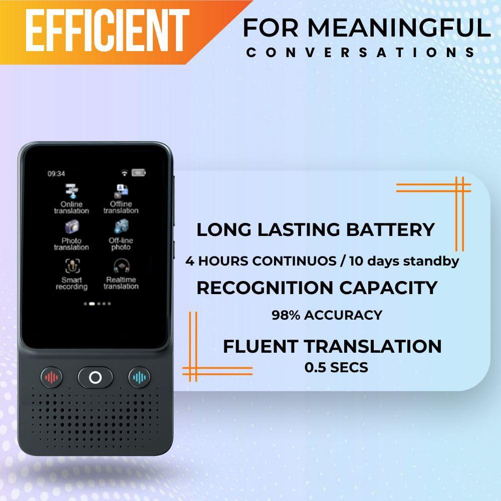 Sakerplus Language Translator Device- no wifi needed