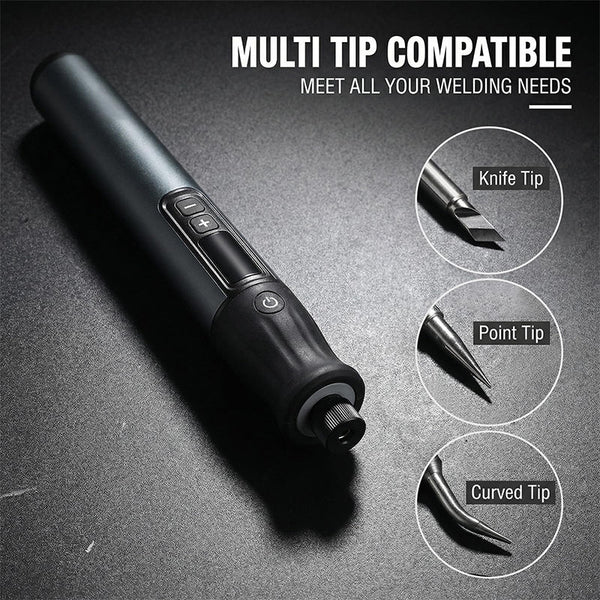 Sakerplus® Professional Cordless Digital Soldering Iron