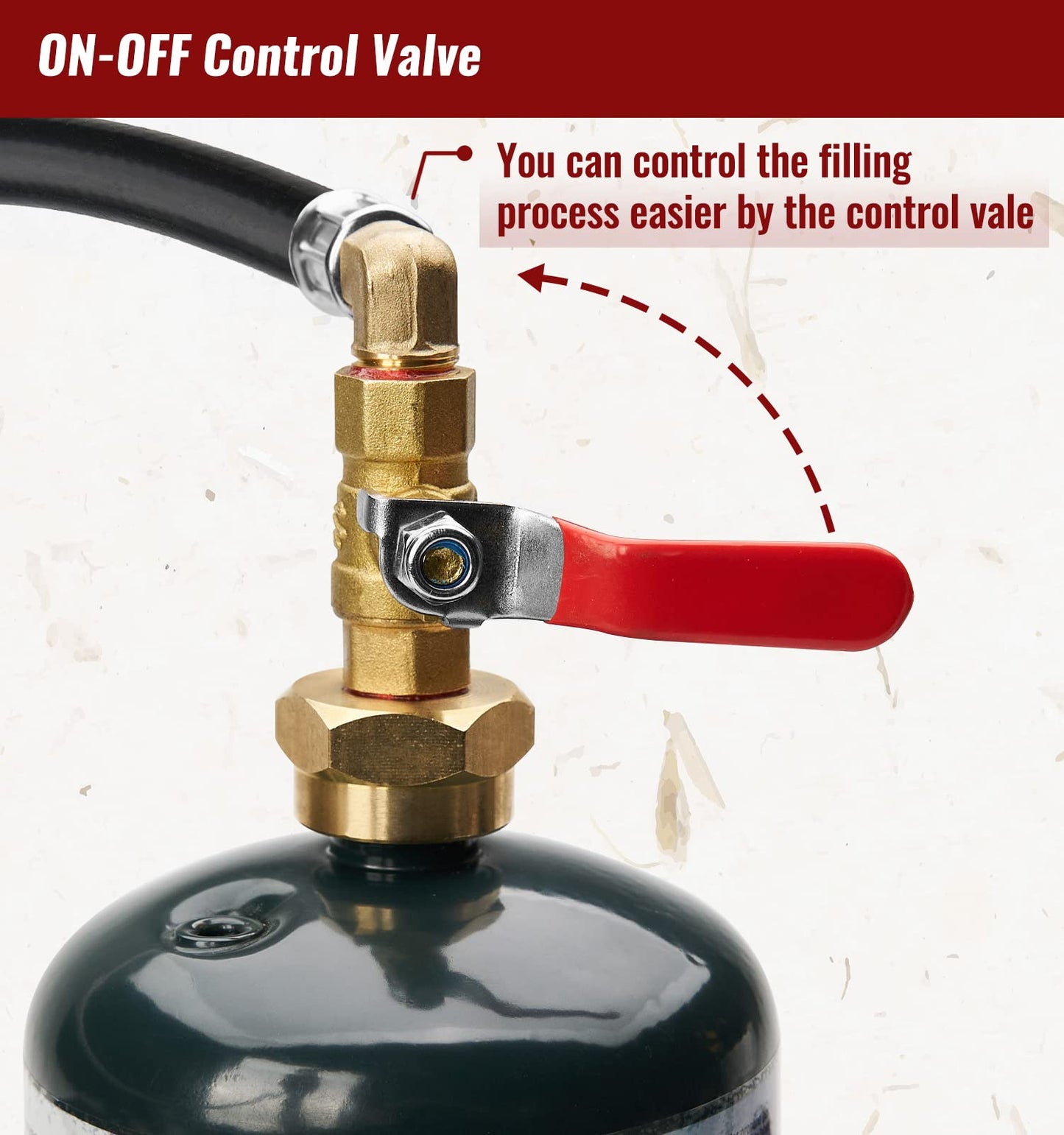 Sakerplus 3 Feet Propane Adapter Hose