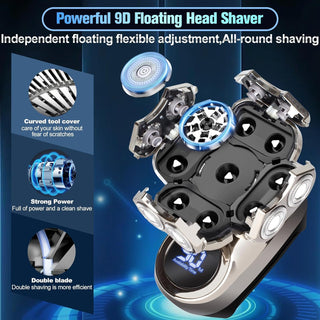 Sakerplus 6-in-1 Bald Head Shaver Kit